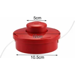 Lot De 3 Tête De Débroussailleuse Universelle - A6481 Nylon Bobine De Rechange De Tondeuse Débroussailleuse Tête De Coupe M10 X 1,25 - Rouge 9 Lot De 3 Tête De Débroussailleuse Universelle - A6481 Nylon Bobine De Rechange De Tondeuse Débroussailleuse Tête De Coupe M10 X 1,25 - Rouge -Promos Jardin Noble Magasin 97852204 4