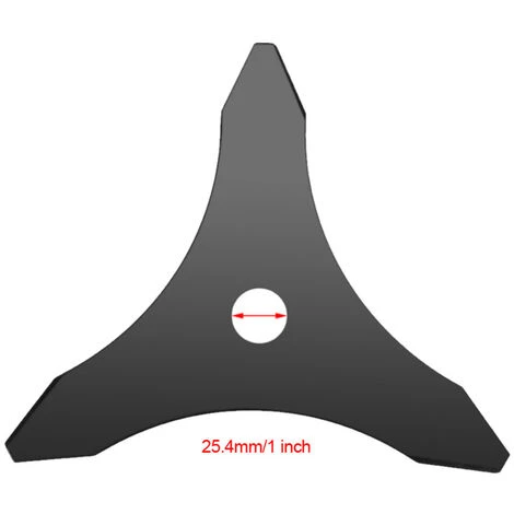 Lame De Débroussailleuse à Trois Dents One-For-All Pour Machines Stihl, Husqvarna, Mitox, Echo, Kawasaki Et Autres 3 Lame De Débroussailleuse à Trois Dents One-For-All Pour Machines Stihl, Husqvarna, Mitox, Echo, Kawasaki Et Autres