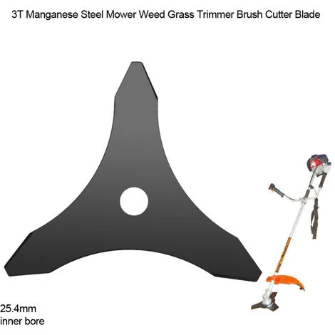 Lame De Débroussailleuse à Trois Dents One-For-All Pour Machines Stihl, Husqvarna, Mitox, Echo, Kawasaki Et Autres 5 Lame De Débroussailleuse à Trois Dents One-For-All Pour Machines Stihl, Husqvarna, Mitox, Echo, Kawasaki Et Autres – Image 3