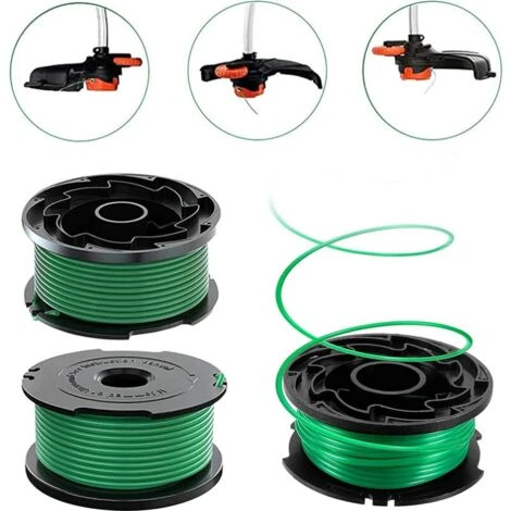 BLACK+DECKER Bobine De Rechange SF-080 Bobine De Remplacement à Alimentation Automatique Pour Bobine De Fil Black And Decker Single Line (4pcs) 4 BLACK+DECKER Bobine De Rechange SF-080 Bobine De Remplacement à Alimentation Automatique Pour Bobine De Fil Black And Decker Single Line (4pcs) – Image 2