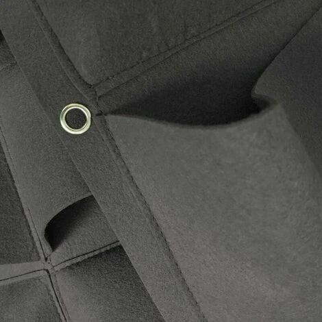 Plantation Murale Jardin Sac De Plantes Murales Sac De Plantes En Feutre Jardinières Suspendues Pot De Fleur De Verdissement Vertical Pour Intérieur Extérieur Balcon Jardinage (noir 49 Ports) Thisnde 5 Plantation Murale Jardin Sac De Plantes Murales Sac De Plantes En Feutre Jardinières Suspendues Pot De Fleur De Verdissement Vertical Pour Intérieur Extérieur Balcon Jardinage (noir 49 Ports) Thisnde – Image 3