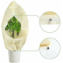 2 Paquets De Couvertures De Plantes Protection Contre Le Gel, Couverture D'arbre D'hiver Pour La Prévention Des Insectes Contre Les Insectes Par Gel Froid 80cm 120cm Thsinde -Promos Jardin Noble Magasin 97981407 3