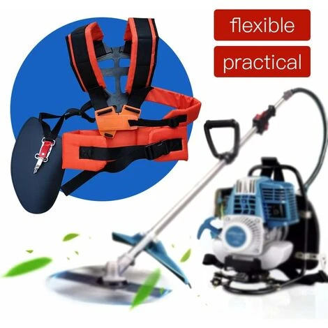 Harnais Effort Réglable Confortable,Harnais à Epaule Pratique Confort Pour Débroussailleuse Tondeuse à Gazon Universal Machine De Jardin Accessoire 6 Harnais Effort Réglable Confortable,Harnais à Epaule Pratique Confort Pour Débroussailleuse Tondeuse à Gazon Universal Machine De Jardin Accessoire – Image 4