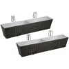 Ensemble De Jardinières De Balcon Trapèze Rotin 80cm 2 Pcs Noir VidaXL 1 Ensemble De Jardinières De Balcon Trapèze Rotin 80cm 2 Pcs Noir VidaXL -Promos Jardin Noble Magasin 980710 1