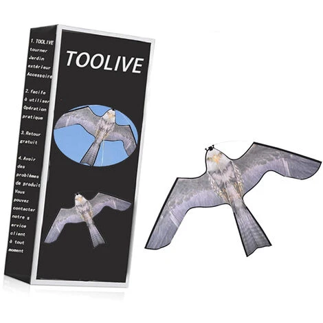 Cerf-Volant Anti-Oiseaux - Protection De La Ferme - Avec Manche Télescopique De 4 M 3 Cerf-Volant Anti-Oiseaux - Protection De La Ferme - Avec Manche Télescopique De 4 M