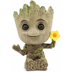 Gardiens De La Galaxie Groot Pot De Fleurs Nid D'oiseau Treeman Groot Treeman Ornement Fait à La Main-pot De Fleurs Treeman-3pcs